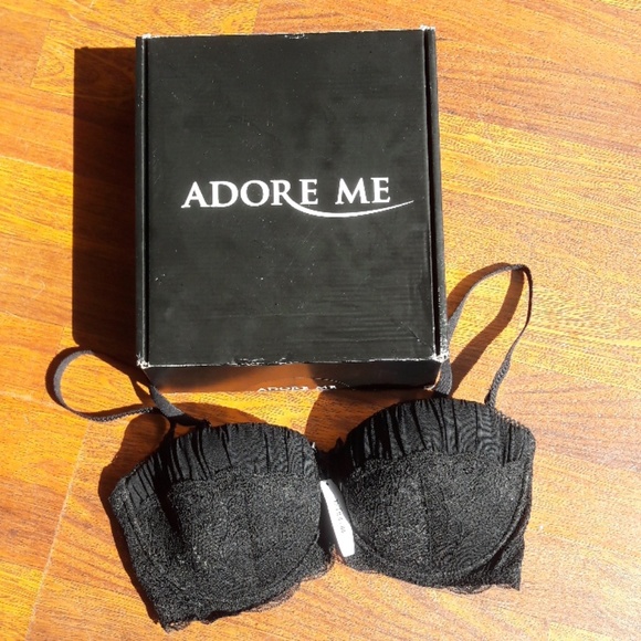 Adore Me Other - 32DDD Adore Me Black padded bra and panty